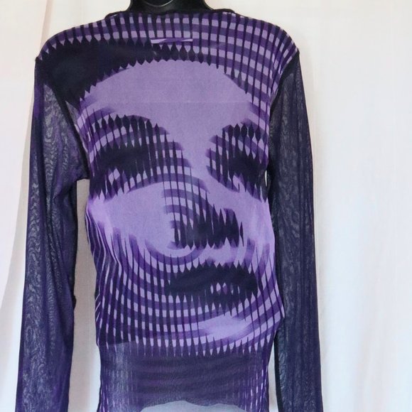 Jean Paul Gaultier Marlene Dietrich Mesh Top - Picture 9 of 11